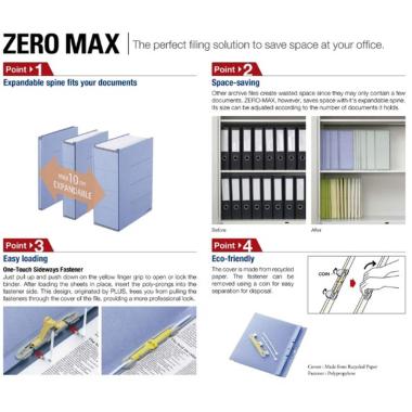 Raccoglitore a4 flexi zero-max