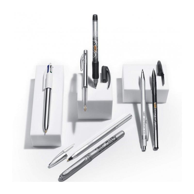 Bic - writing set silver