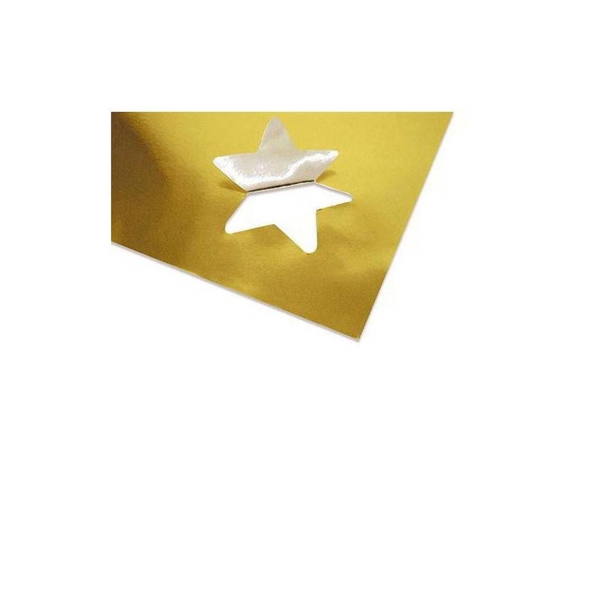 Deco - lamina bicolore alluminio - oro e argento - 25 x 35 cm - 450 gr