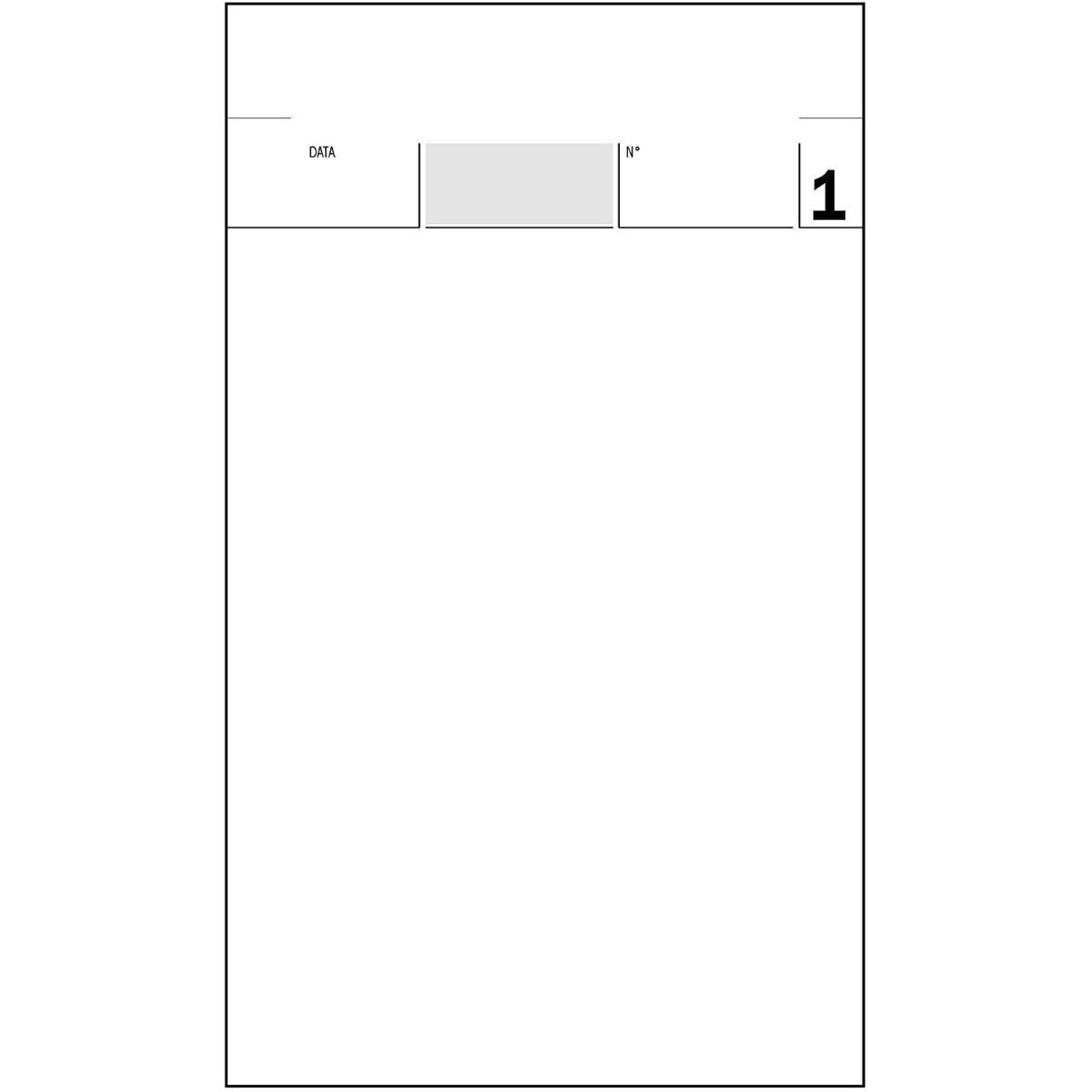 Edipro - blocco comande 50 x 2 autoricalcante - 17 x 9,9 cm
