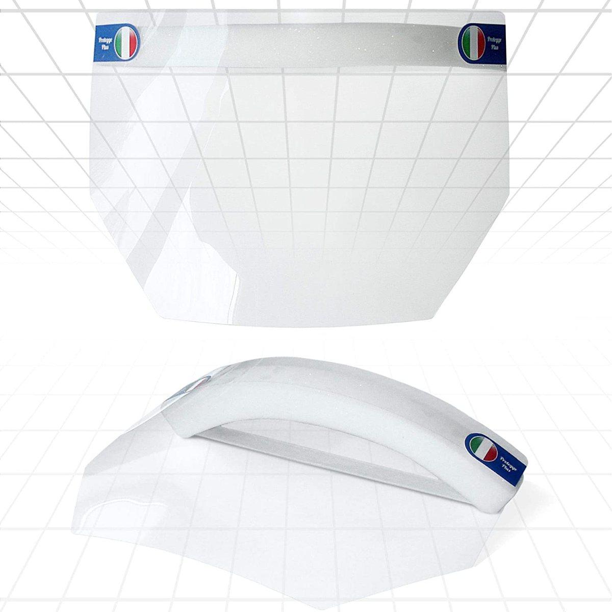 Visiera di protezione, protettiva di sicurezza, proteggi gli occhi e il viso, certificazione europea cat. 1