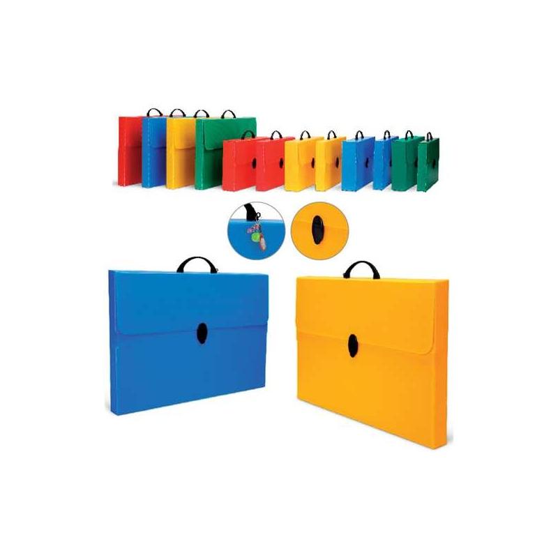 B-case - valigetta stesa every line colorato 0235/e - formato 36,5 x 56,5 x 5,5 cm - maniglia e chiusura nere -