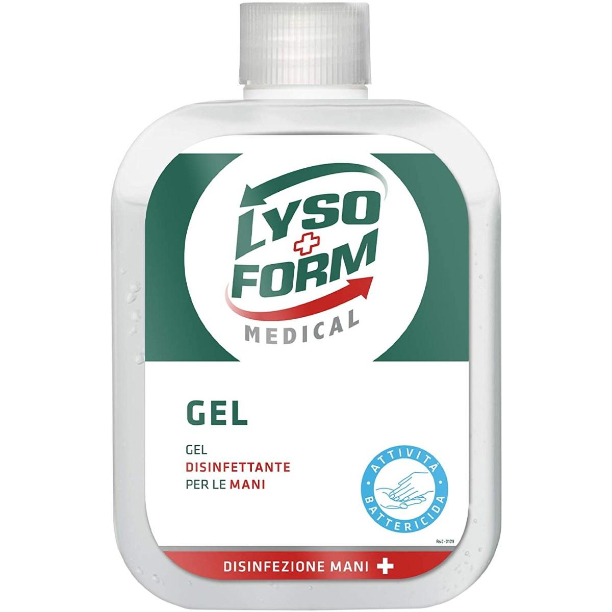 Lysoform medical gel - 300 ml. - gel alcolico, pronto all’uso indicato per la pratica e rapida disinfezione delle mani, in tutte quelle occasioni in cui non È possibile lavarsi con