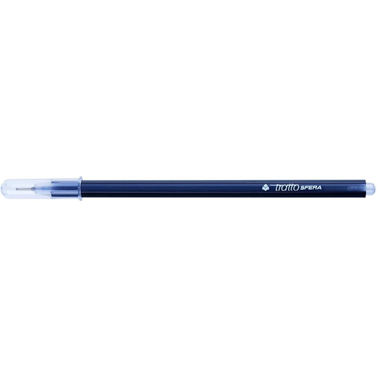 Tratto sfera - penna a sfera con punta stick - punta in ottone nichelato - tratto 0,4 mm -