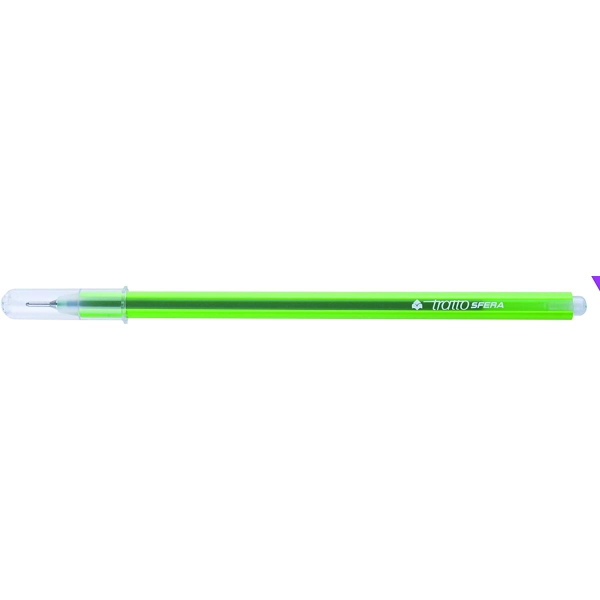 Tratto sfera - penna a sfera con punta stick - punta in ottone nichelato - tratto 0,4 mm -