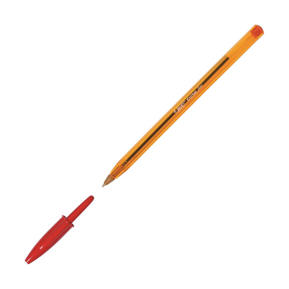Bic cristal original fine - penna a sfera con cappuccio - punta fine 0,8 mm