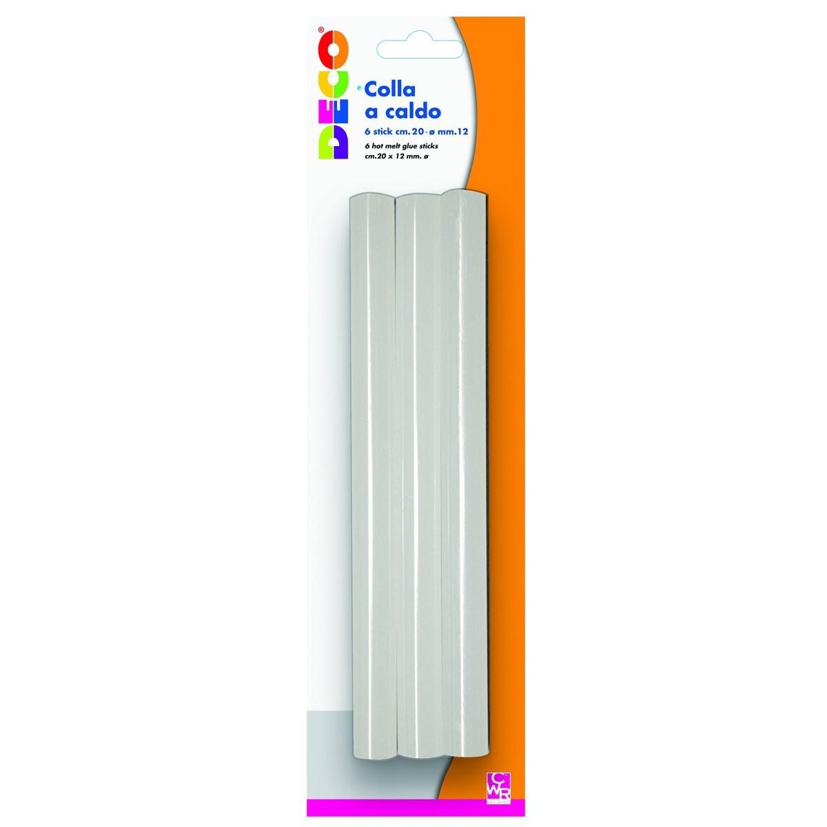 Deco - stick colla a caldo - 6 pz - Ø 11 mm - 20 cm