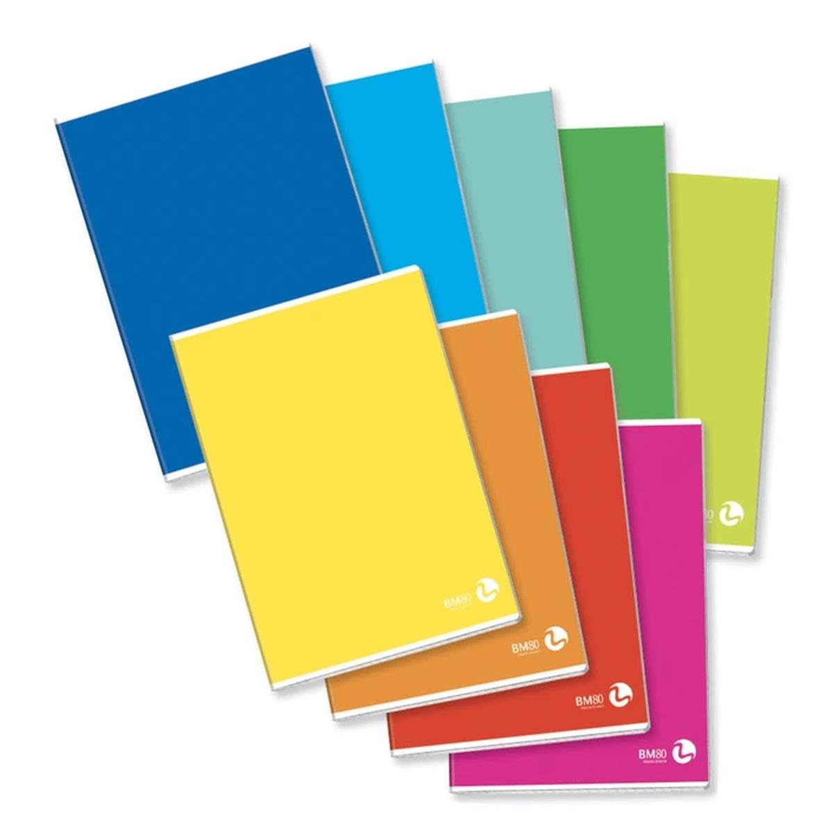 Bm color basic - maxi quaderno -  a4 - 80 gr - 80+r pagine -