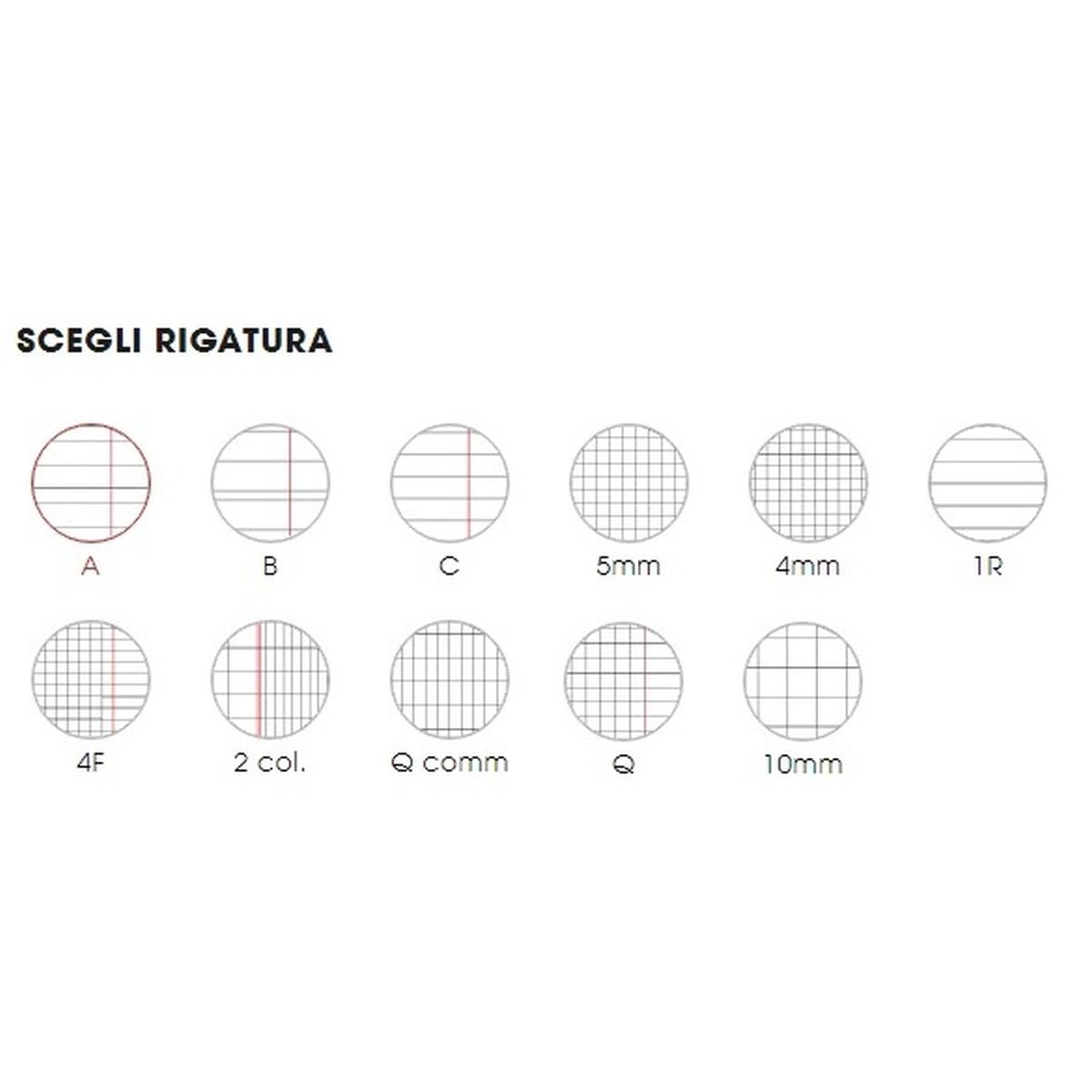 Bm color basic - maxi quaderno -  a4 - 80 gr - 80+r pagine -