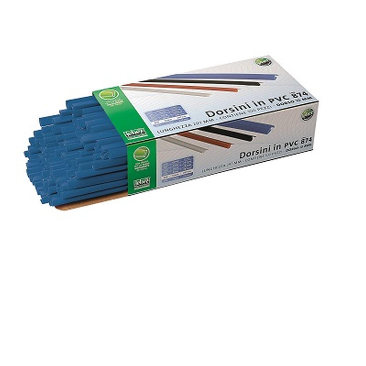 Lebez - dorsini in pvc da 4 mm - confezione da 100 pz