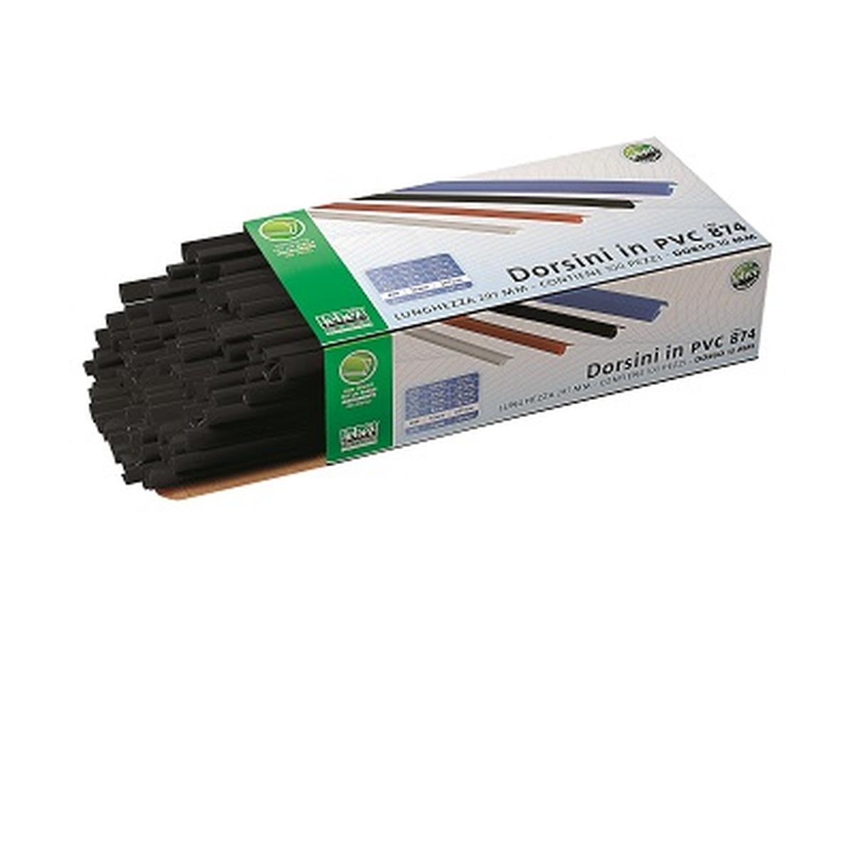 Lebez - dorsini in pvc da 8 mm - confezione da 100 pz