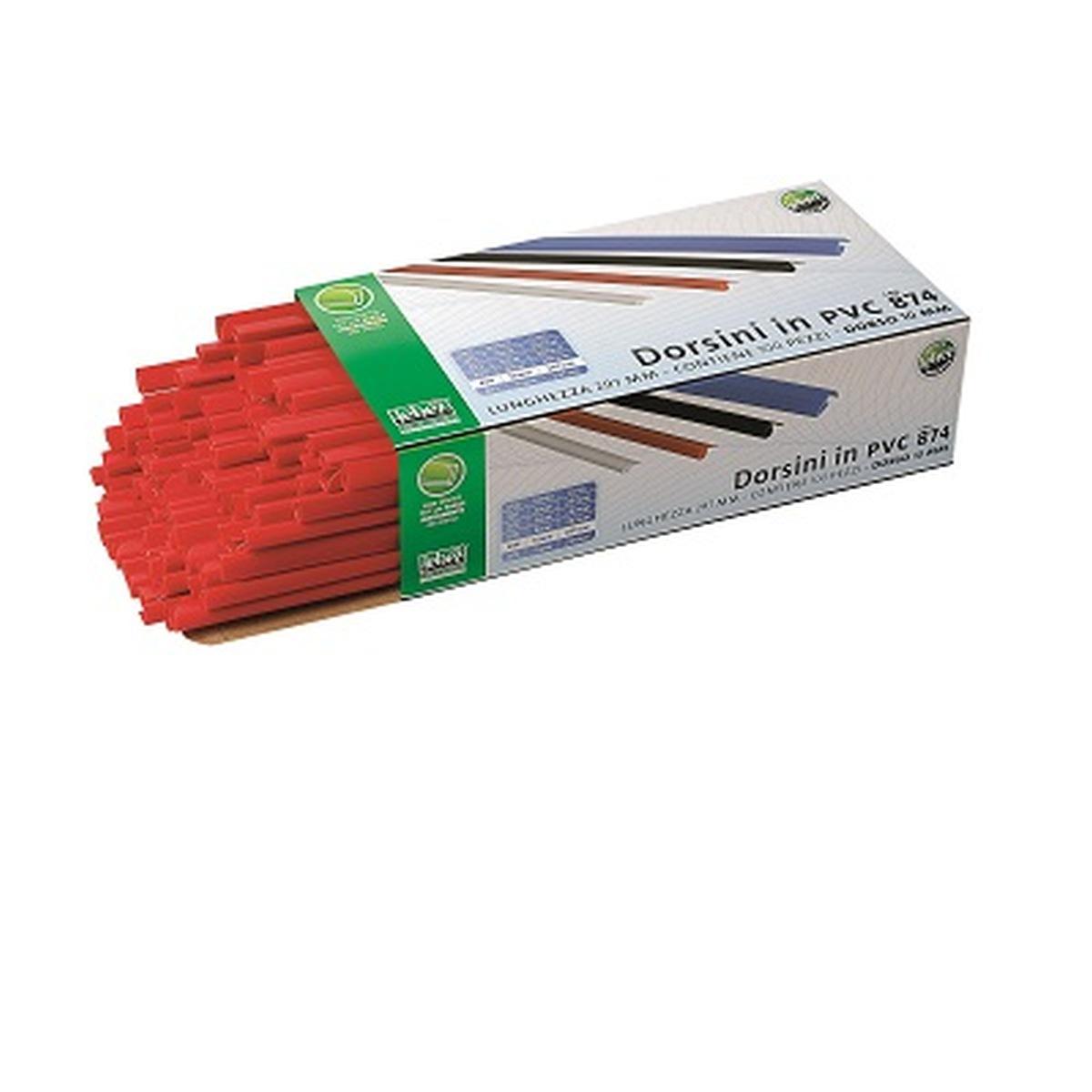 Lebez dorsini in pvc da 10 mm - confezione da 100 pz