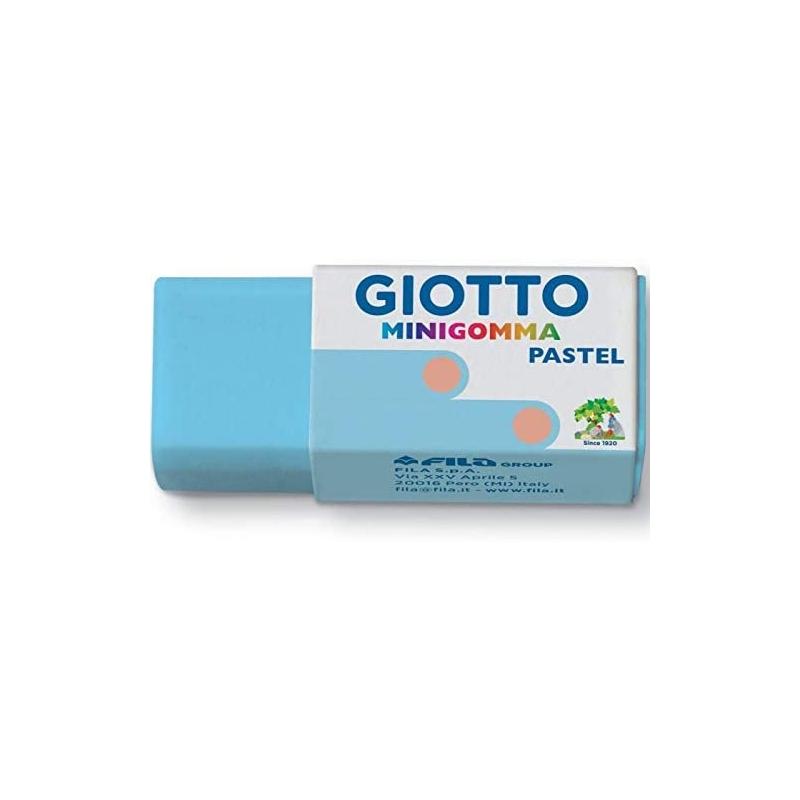 Giotto mini gomma colori pastello -  formato 38 x 16 x 15 mm