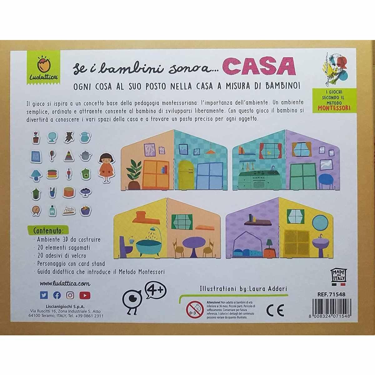 Ludattica - giochi montessori - se i bambini sono a casa