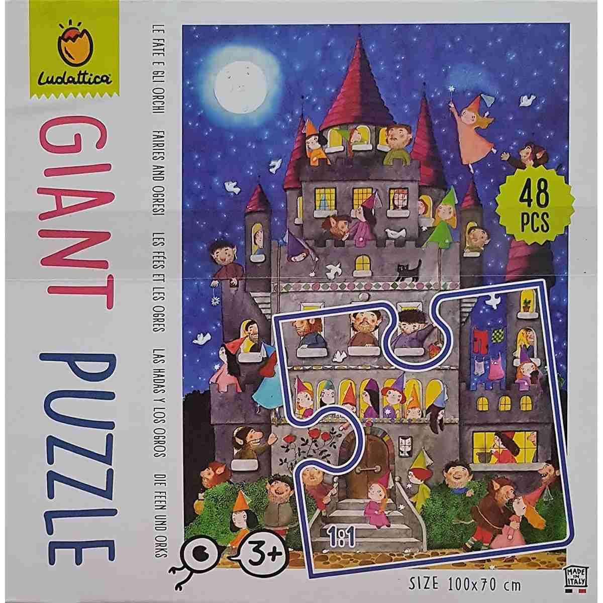 Ludattica - giant puzzle - le fate e gli orchi