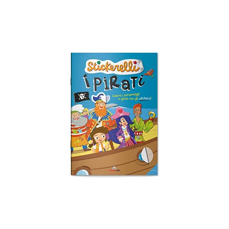 Lisciani libri - i pirati. stickerelli. con adesivi