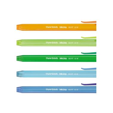 Paper mate inkjoy 100 rt - penna a sfera a scatto - punta 1,0 mm