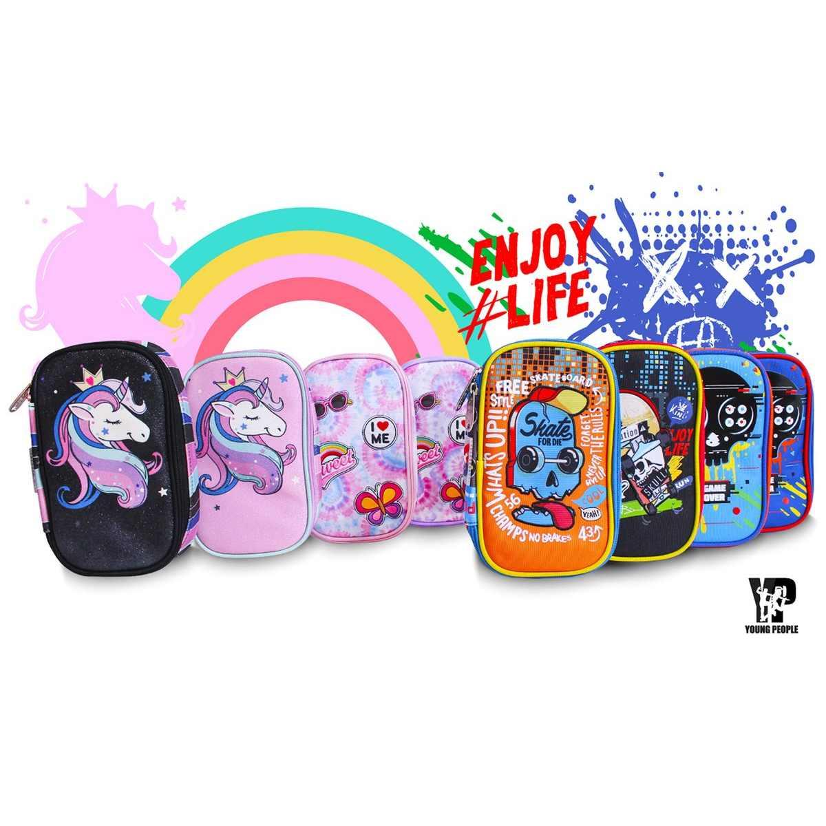 Young peolple - astuccio ovale jumbo - formato 22 x 8 x 4,5 cm