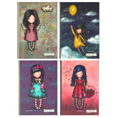 Maxi quaderno santoro gorjuss  lovely stars -  24+1 fg - 100gr