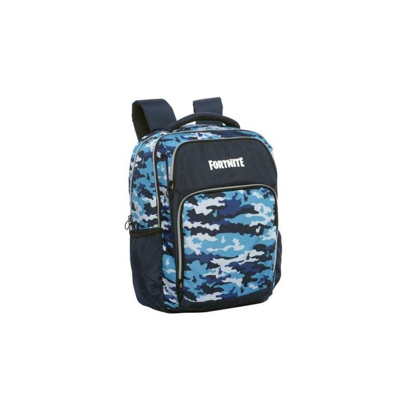 Promo scuola (schoolpack) fortinite camo zaino organizzato + astuccio 3 zip