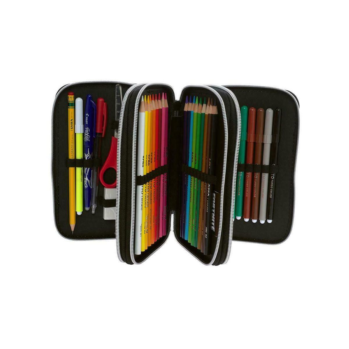 Promo scuola (schoolpack) fortinite camo zaino organizzato + astuccio 3 zip