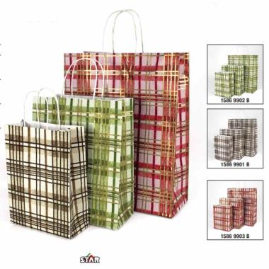 Star - galles bags - shoppers smart - formato 18 x 7 x  24 cm - 100 gr/m2