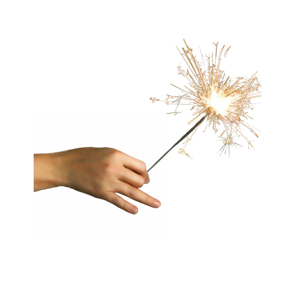 Candeline magiche colorate cm 25 - confezione da 6 pz