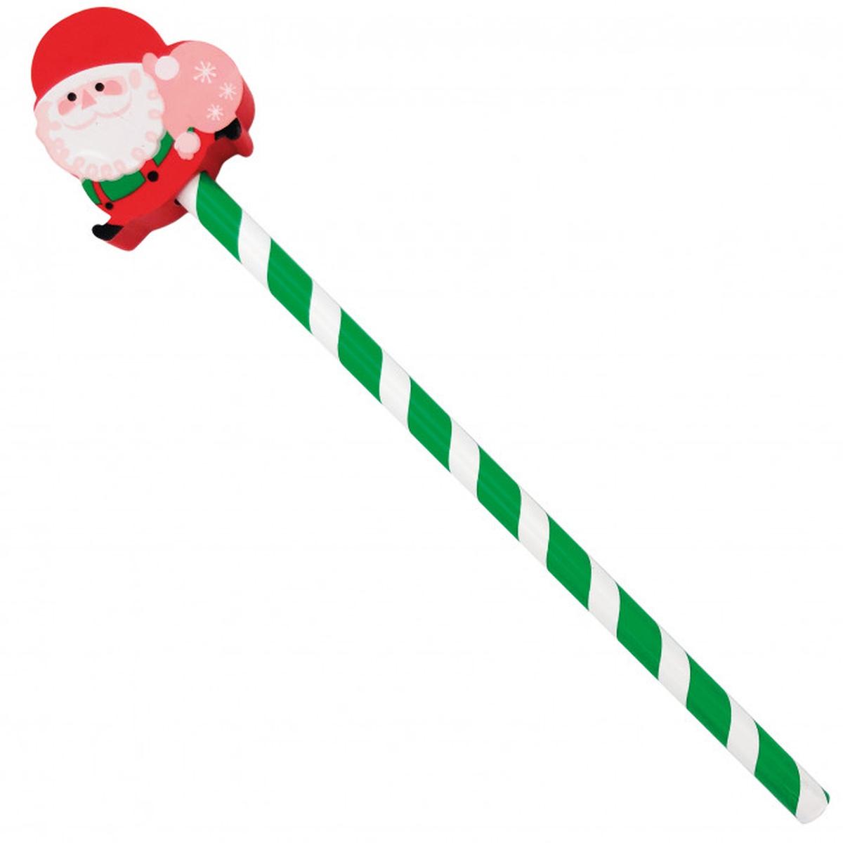 Lebez - matita con top in gomma natalizia