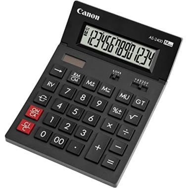 Canon - calcolatrice da tavolo as-2400 - display 14 cifre