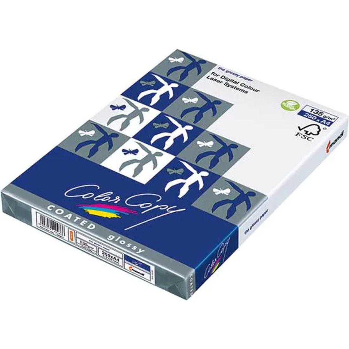 Mondi color copy - carta patinata lucida -  a3 - 200 gr/m2 - risma da 250 fogli