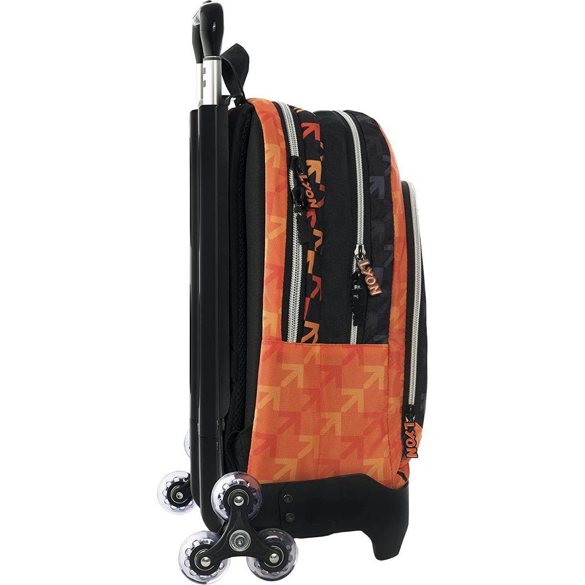 Zaino organizzato con trolley staccabile new lyon gamer