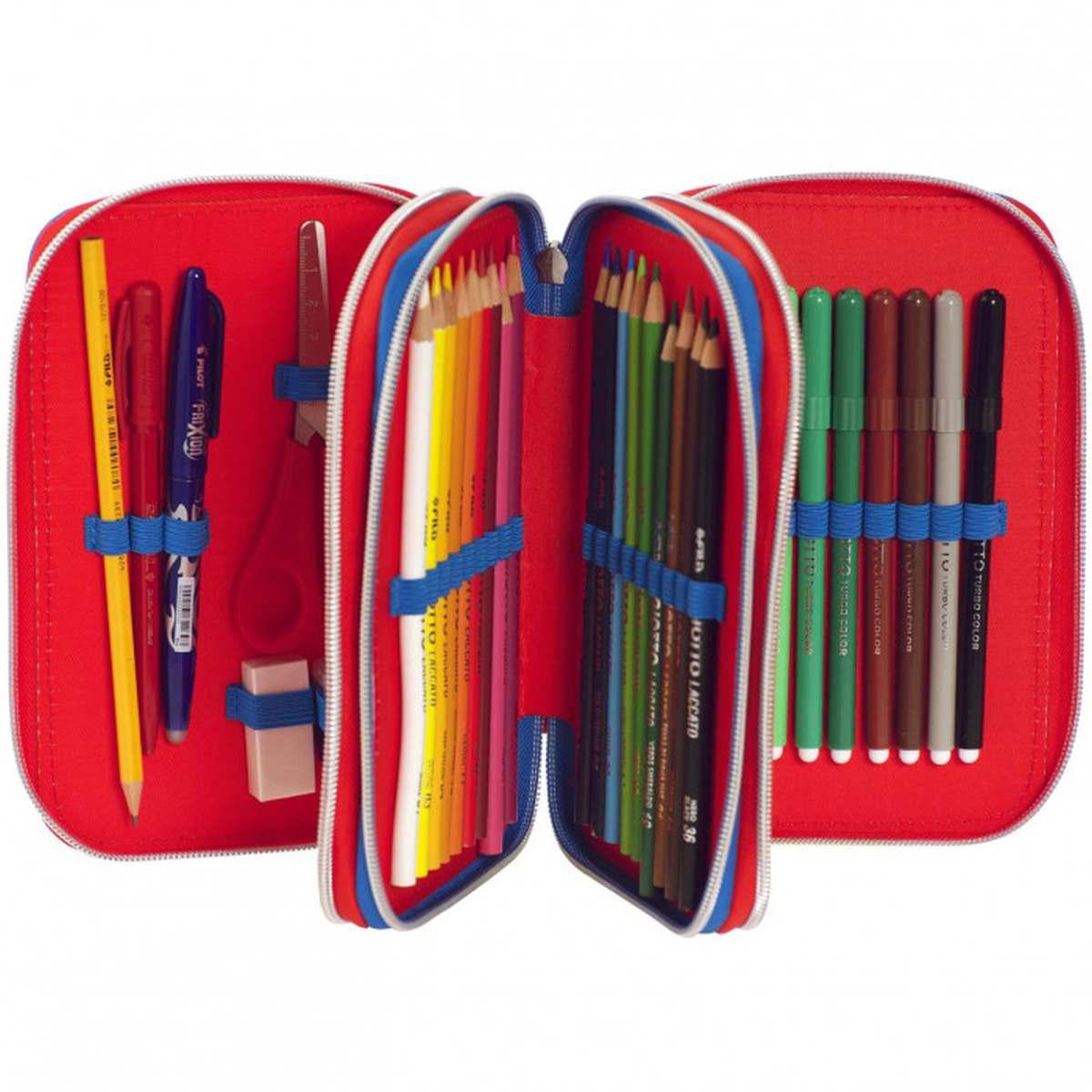 Astuccio 3 zip mariokart con penna cancellabile frixion