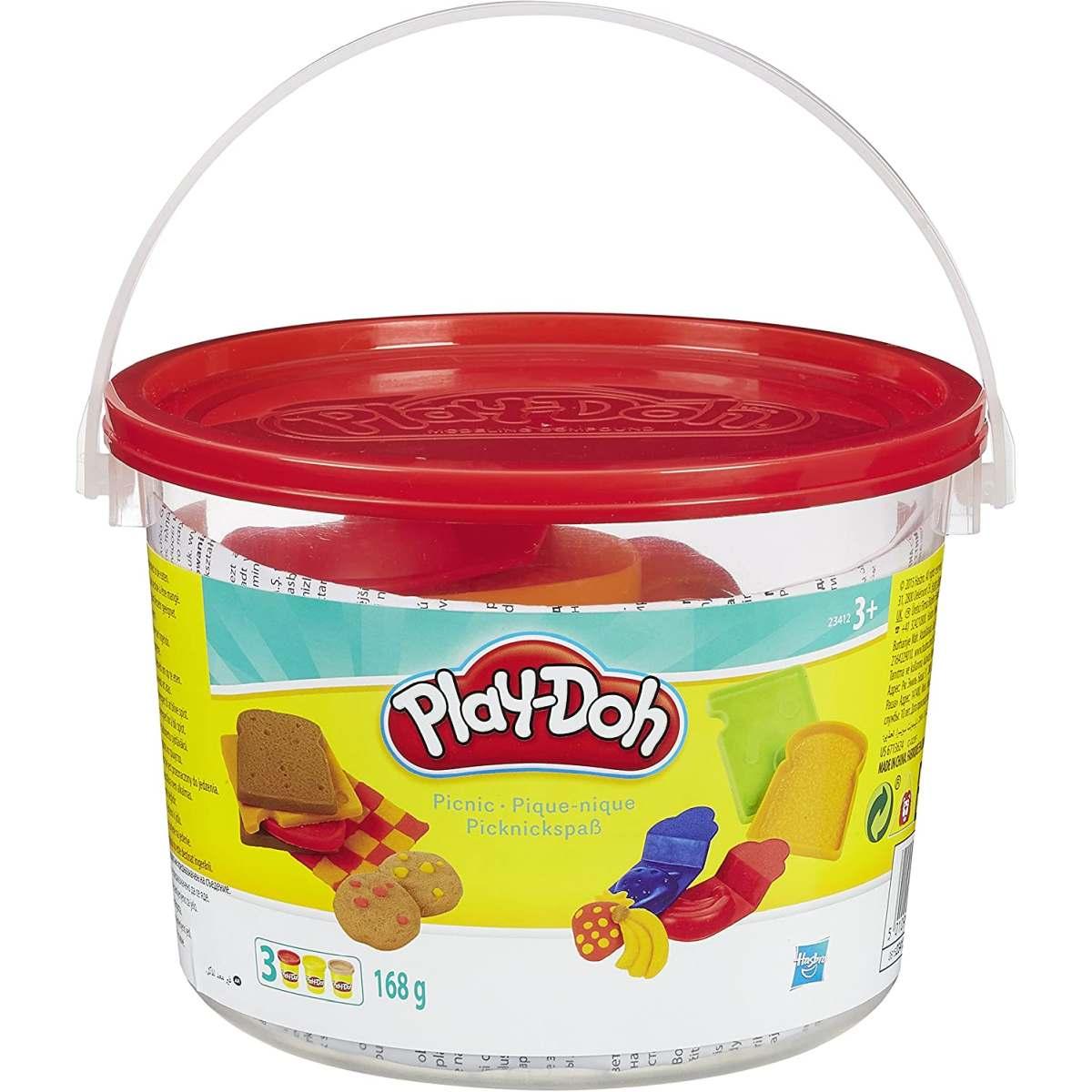 Hasbro play-doh - mini secchielli (pasta da modellare)