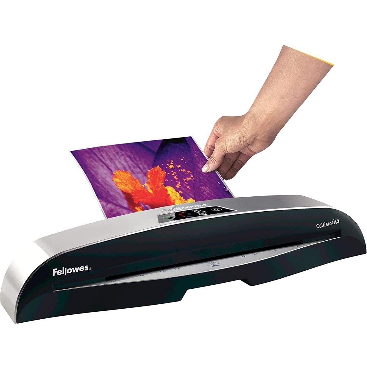 Fellowes - pouches di plastificazione per documenti, formato a3, 80 micron - confezione da 100 fogli