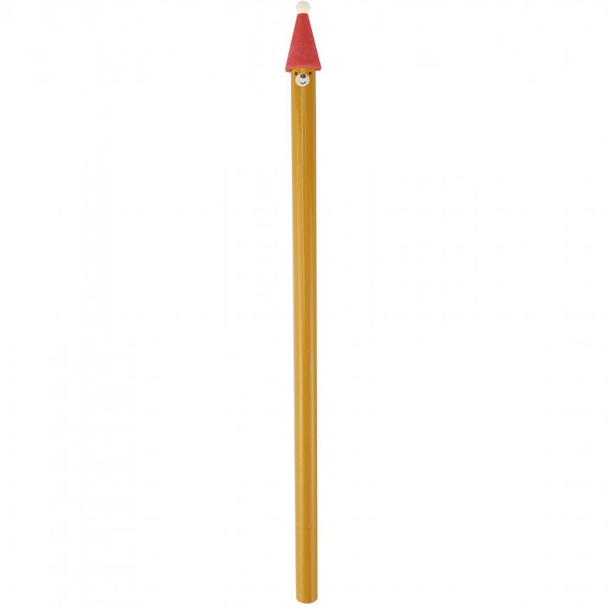 Lebez - matita con top in gomma natalizia  - 4 soggetti assortiti