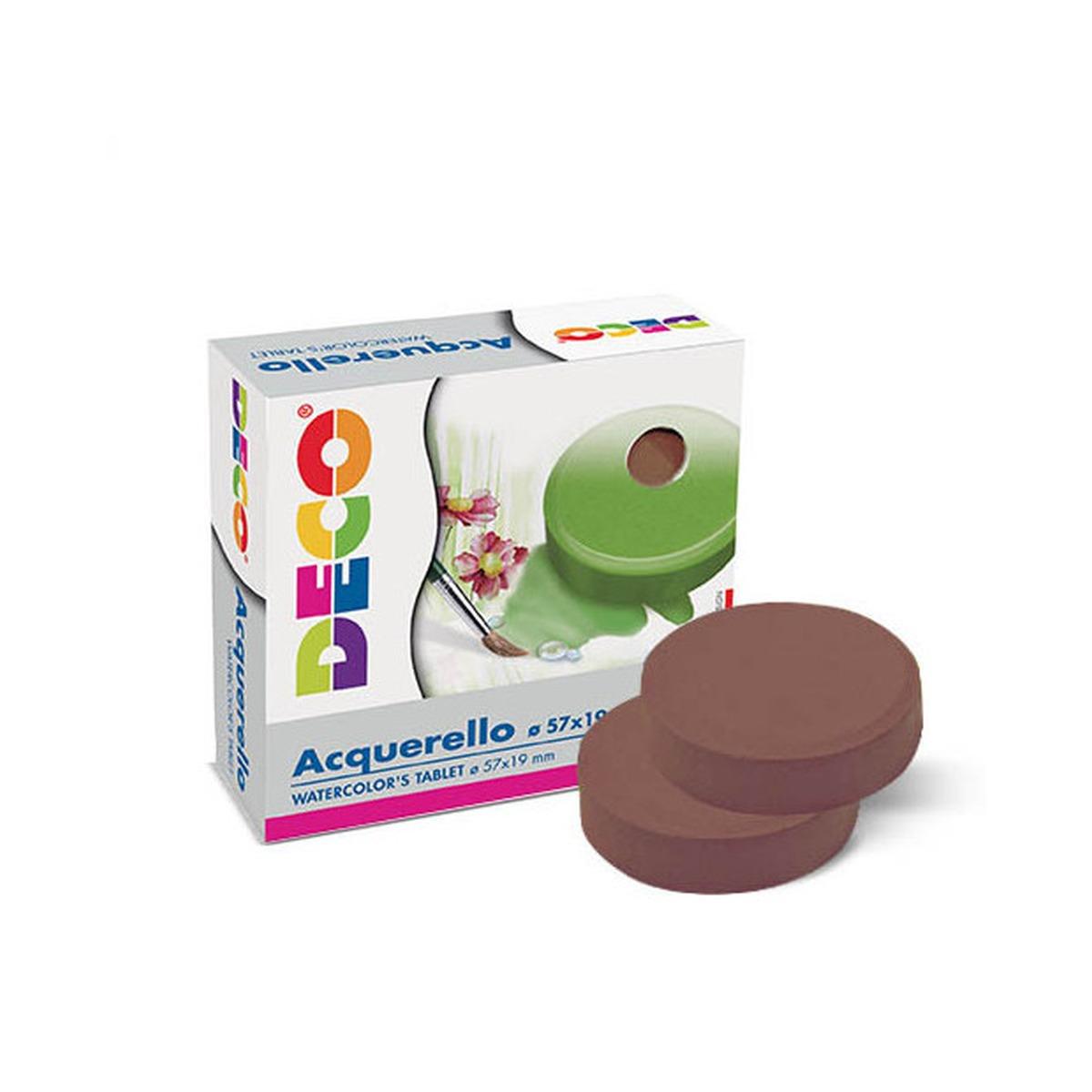 Deco - acquerelli in maxi pastiglie - Ø 57 mm x 19 mm