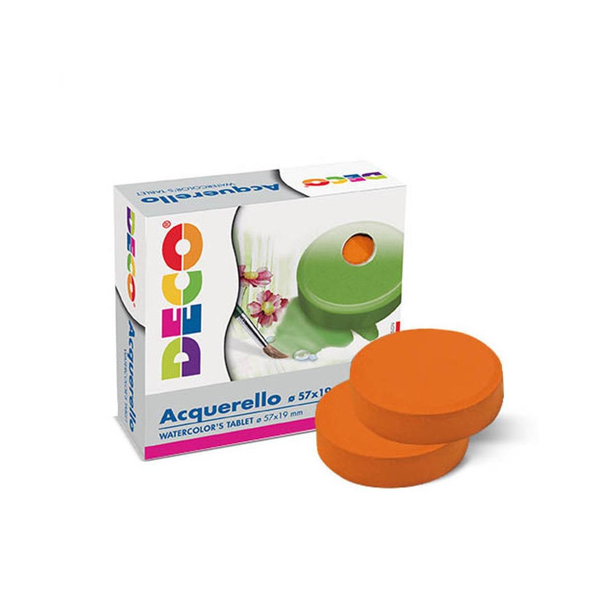 Deco - acquerelli in maxi pastiglie - Ø 57 mm x 19 mm