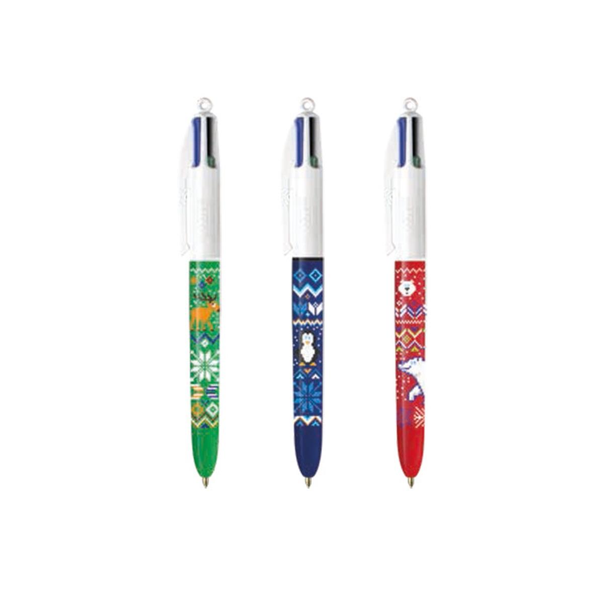 Bic - set 3 penne sfera 4 colours medium ugly sweaters