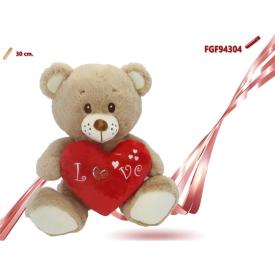 MultiBrand ORSO CON CUORE LOVE 30 CM 094304 8056209094304