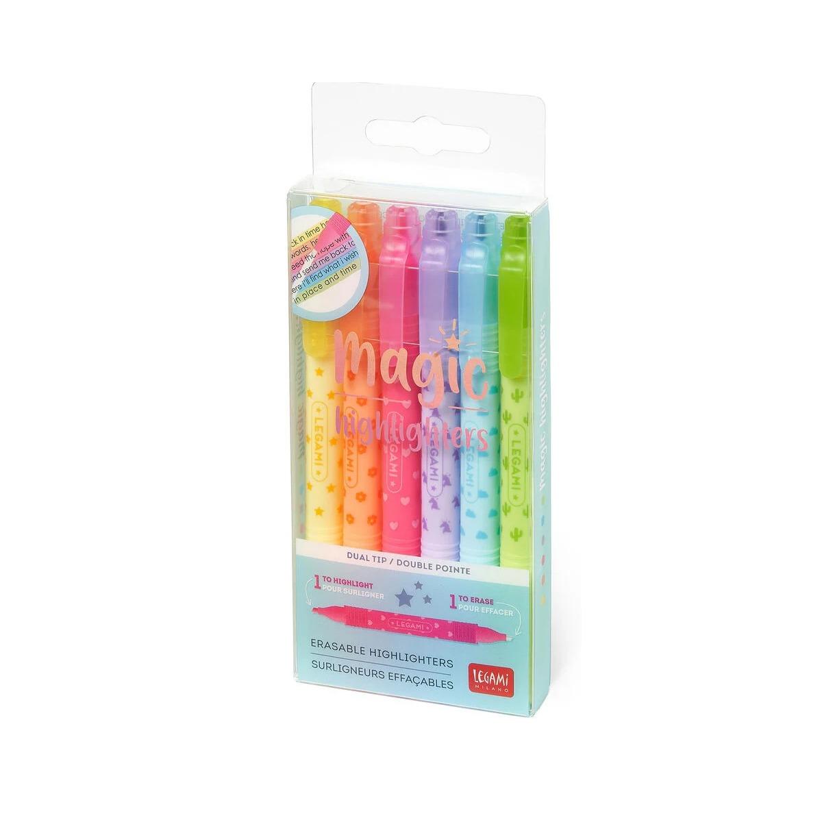 Legami Legami - set of 6 erasable highlighters EH0001 8054117621872