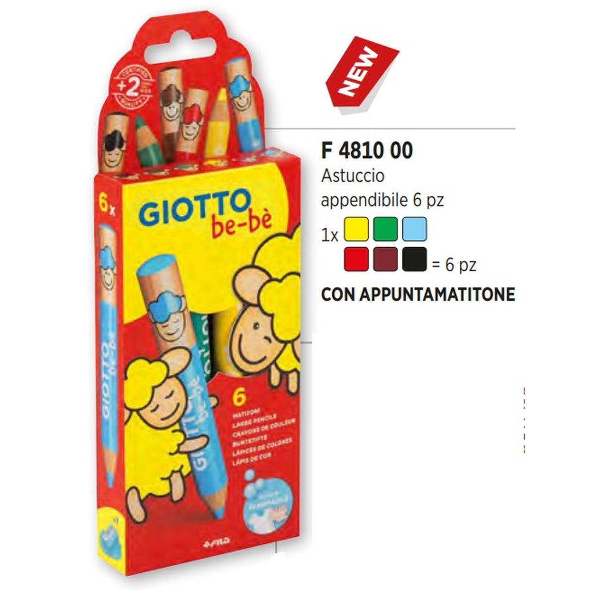 Giotto be-bÃ? matitoni - astuiccio 6 pz