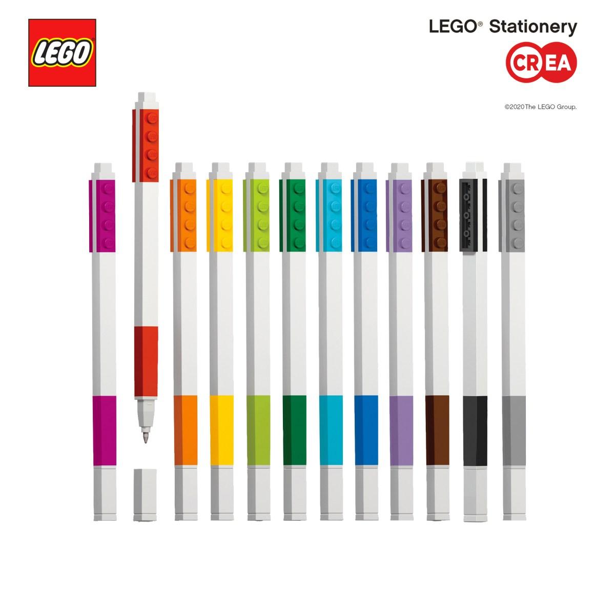 Lego 2.0 - gel pens - 12 pz