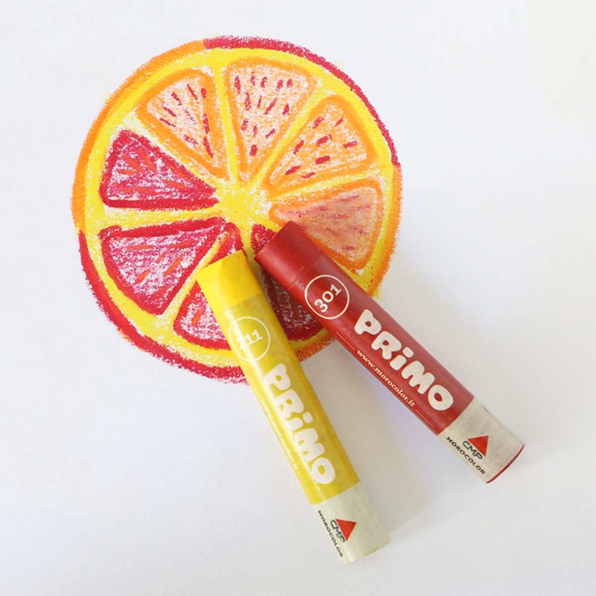 Primo - pastelli a olio - 25 colori Ø 10 x 60 mm