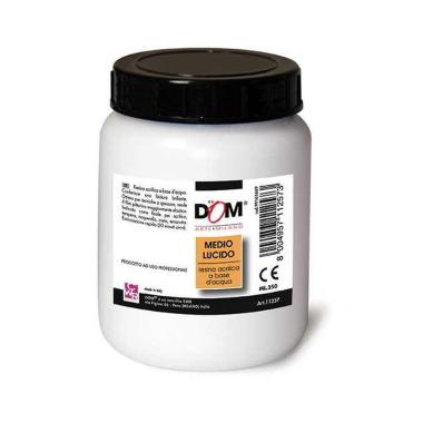 Dom - resina acrilica a base d'acqua medium lucido - barattolo 250 ml