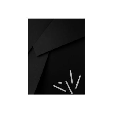 Favini - cartoncino pesante bristol - nero - 500 gr - 72 x 101 cm