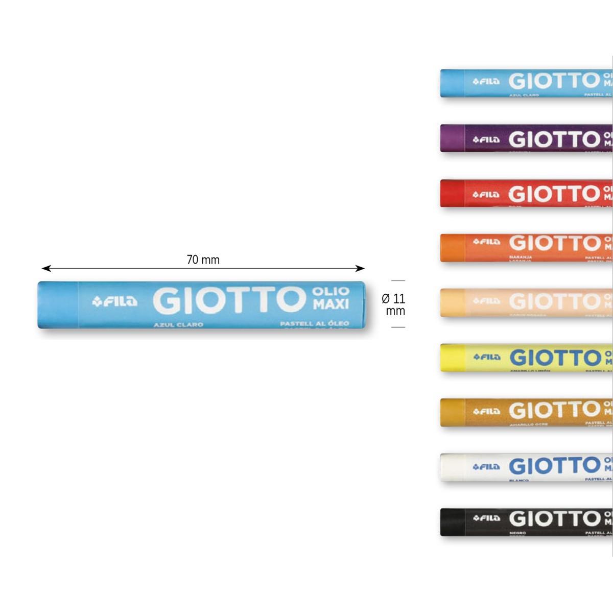 Giotto olio maxi - astuccio 24 pezzi