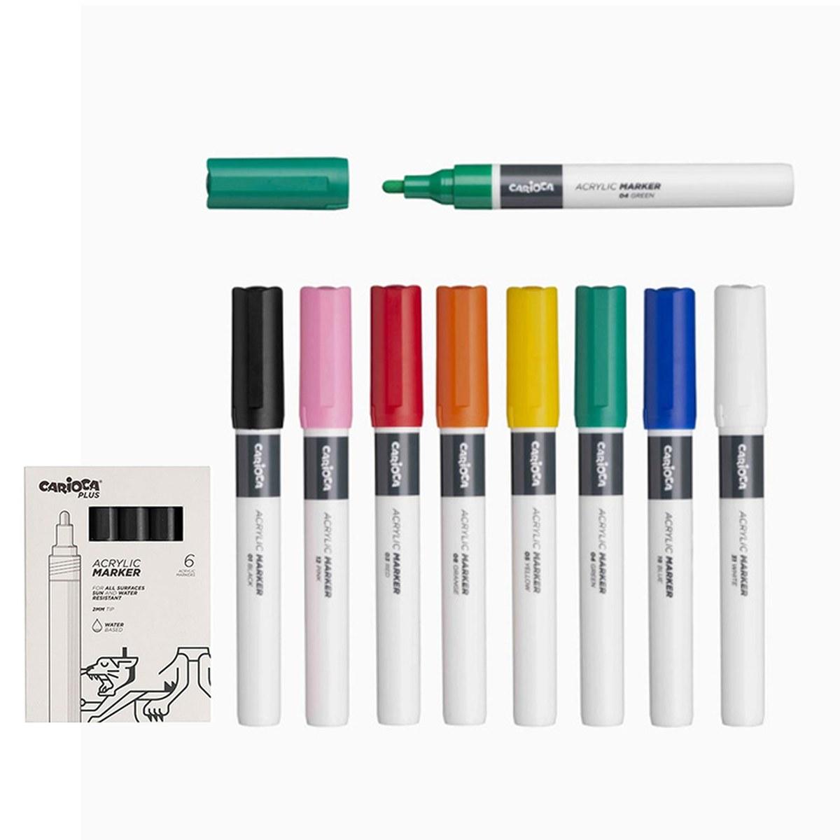 Acrylic marker - carioca plus marcatore acrilico - Ø 2 mm