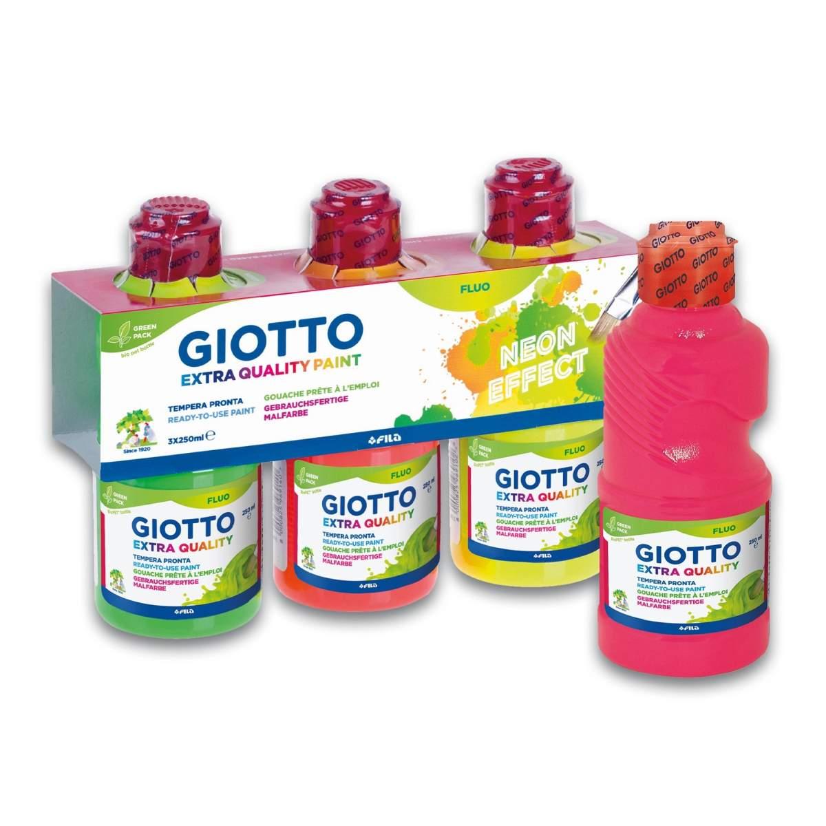 Giotto tempera extra quality ? fluo - flacone da 250 ml