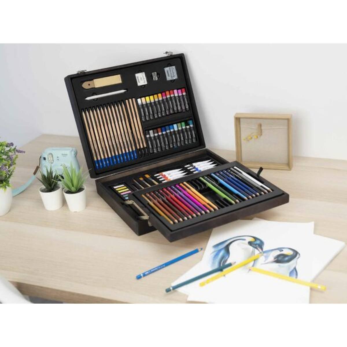 Colourbook - set da disegno 107 pezzi ? creativity expert mastery