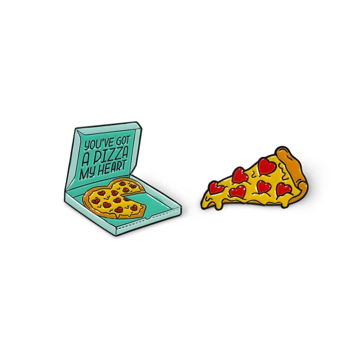 Legami - set of 2 enamel metal pins - pin your style!